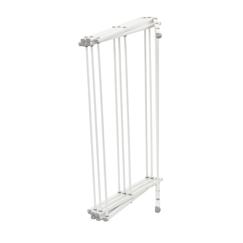 Household Essentials White 5119-1 Indoor Metal Clothes Drying Rack for Laundry - Image 5